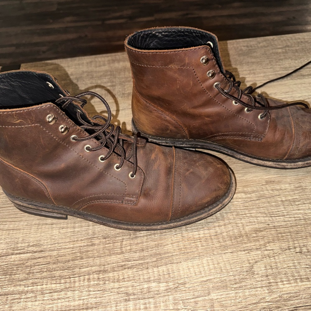 Thursday Boot Company Dark Brown Leather Boots